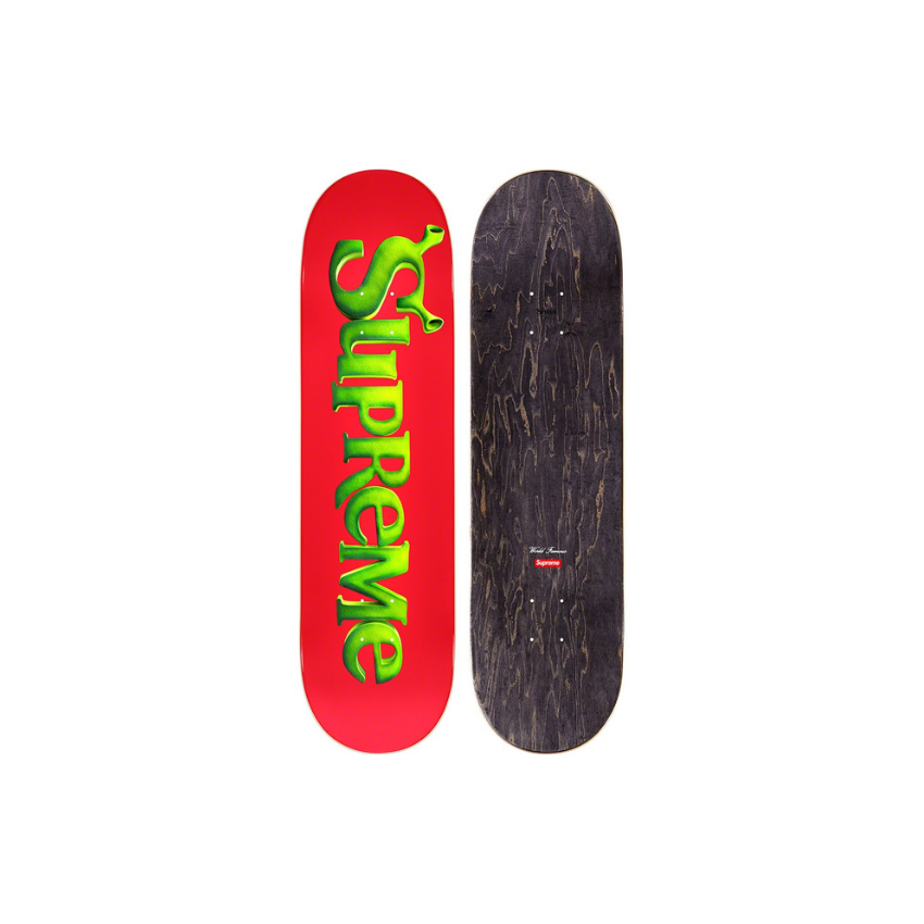 Supreme Shrek Skateboard Deck (Red)